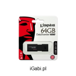 PAMIĘĆ USB KINGSTON DATA TRAVELER 100G3 64GB USB 3.0